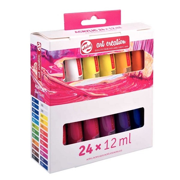Talens - Art Creation Set 24 colori acrilici da 12 ml - Novara Belle Arti